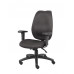 Boss Black High Back Task Chair W/ Seat Slider