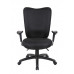 Boss Extended Comfort Commercial Fabric Ajustable Office Chair Black