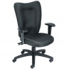 Boss Extended Comfort Commercial Fabric Ajustable Office Chair Black