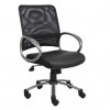 Boss Mesh Back W/ Pewter Finish Task Chair