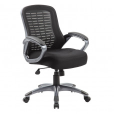 Boss Ribbed High Back Mesh Chair