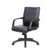 Boss Mid Back Executive Chair In LeatherPlus