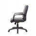 Boss Mid Back Executive Chair In LeatherPlus