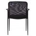 Boss Stackable Mesh Guest Chair, Black