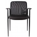 Boss Stackable Mesh Guest Chair, Black