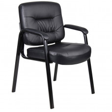 Boss Executive Mid Back LeatherPlus Guest Chair