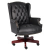 Boss Wingback Traditional Chair In Black