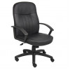 Boss Executive Leather Budget Chair