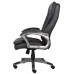 Boss High Back Executive Chair With Pewter Finished Base/Arms