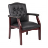 Boss Ivy League Executive Guest Chair , Black