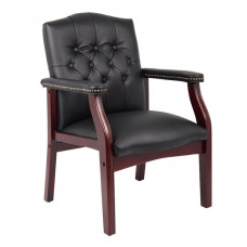 Boss Ivy League Executive Guest Chair , Black