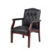 Boss Ivy League Executive Guest Chair , Black