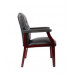 Boss Ivy League Executive Guest Chair , Black